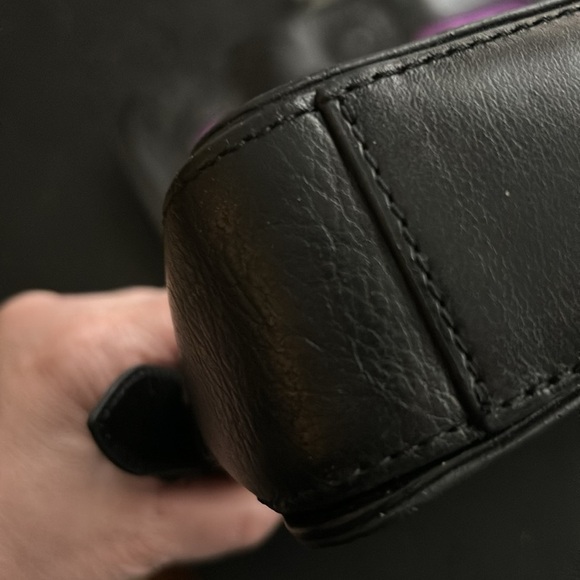 Juicy Couture black leather bag with jeweled embellishment - Picture 4 of 7